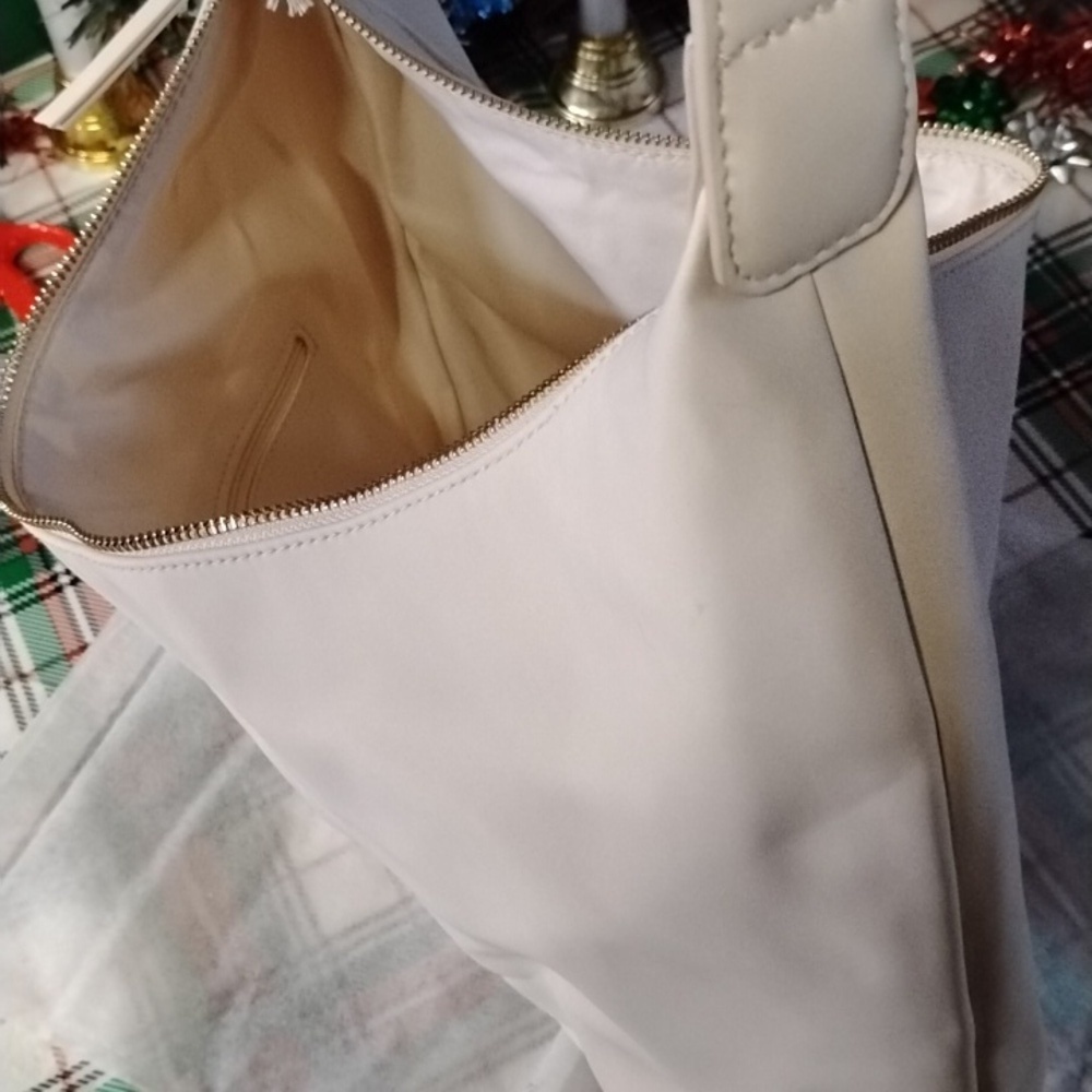 Cream Shoulder Bag Universal Thread - Picture 6 of 9